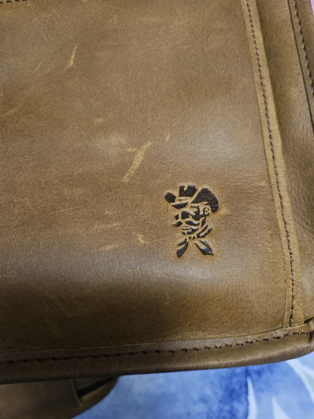 Western leather goods​ beast of burden – western large leather briefcase